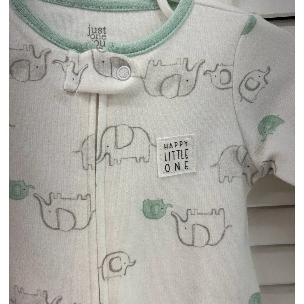 Carter's 3M Zip Up Footed Sleeper Elephant